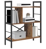 VidaXL Boekenkast Oud Hout 75 x 30 x 91 cm Bewerkt hout