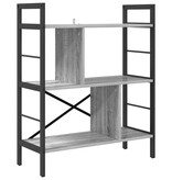 VidaXL Boekenkast Grijs Sonoma 75 x 30 x 91 cm Bewerkt hout