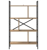 VidaXL Boekenkast Artisan Eiken 75 x 30 x 123,5 cm Bewerkt hout