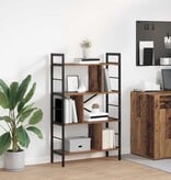 VidaXL Boekenkast Oud Hout 75 x 30 x 123,5 cm Bewerkt hout