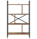 VidaXL Boekenkast Oud Hout 75 x 30 x 123,5 cm Bewerkt hout