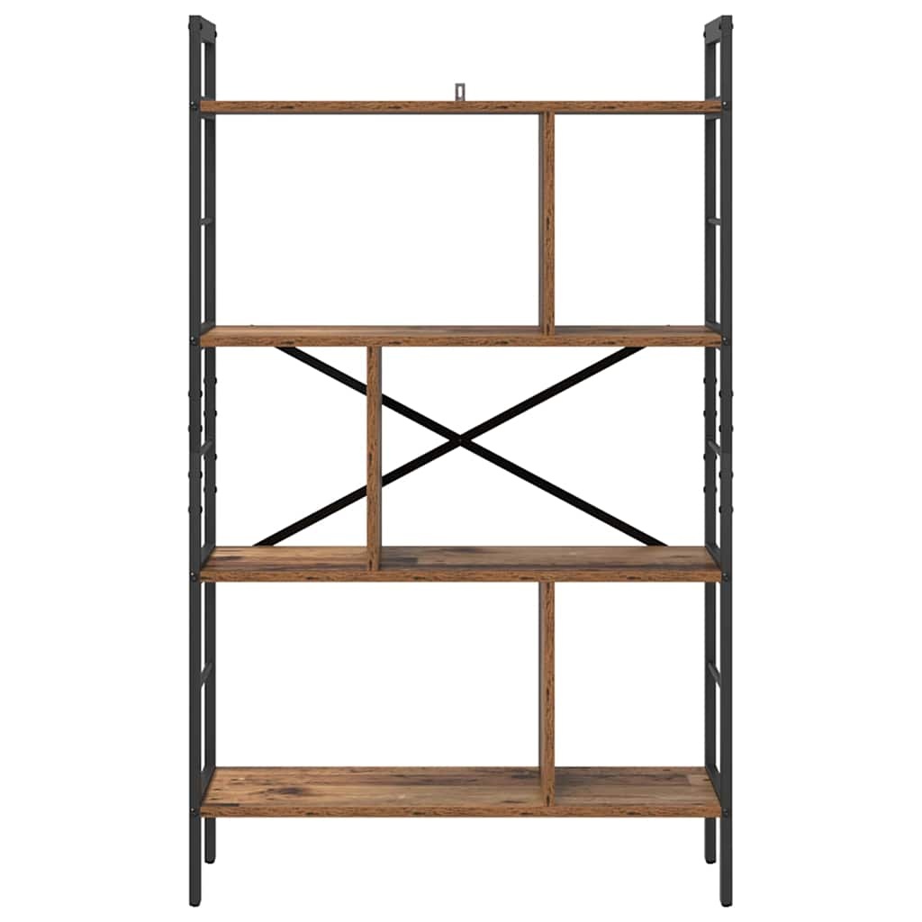 VidaXL Boekenkast Oud Hout 75 x 30 x 123,5 cm Bewerkt hout