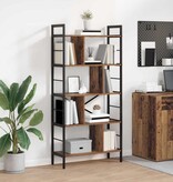 VidaXL Boekenkast Oud Hout 75 x 30 x 156 cm Bewerkt hout