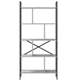 VidaXL Boekenkast Grijs Sonoma 75 x 30 x 156 cm Bewerkt hout