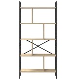 VidaXL Boekenkast Sonoma Eiken 75 x 30 x 156 cm Bewerkt hout