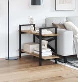 VidaXL Boekenkast Artisan Eiken 100 x 33,5 x 64 cm Bewerkt hout