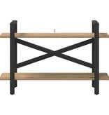 VidaXL Boekenkast Artisan Eiken 100 x 33,5 x 64 cm Bewerkt hout