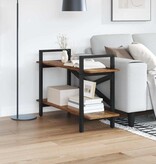 VidaXL Boekenkast Oud Hout 100 x 33,5 x 64 cm Bewerkt hout