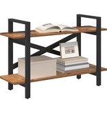 VidaXL Boekenkast Oud Hout 100 x 33,5 x 64 cm Bewerkt hout