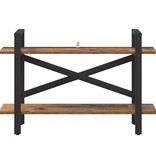 VidaXL Boekenkast Oud Hout 100 x 33,5 x 64 cm Bewerkt hout