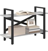 VidaXL Boekenkast Grijs Sonoma 100 x 33,5 x 64 cm Bewerkt hout