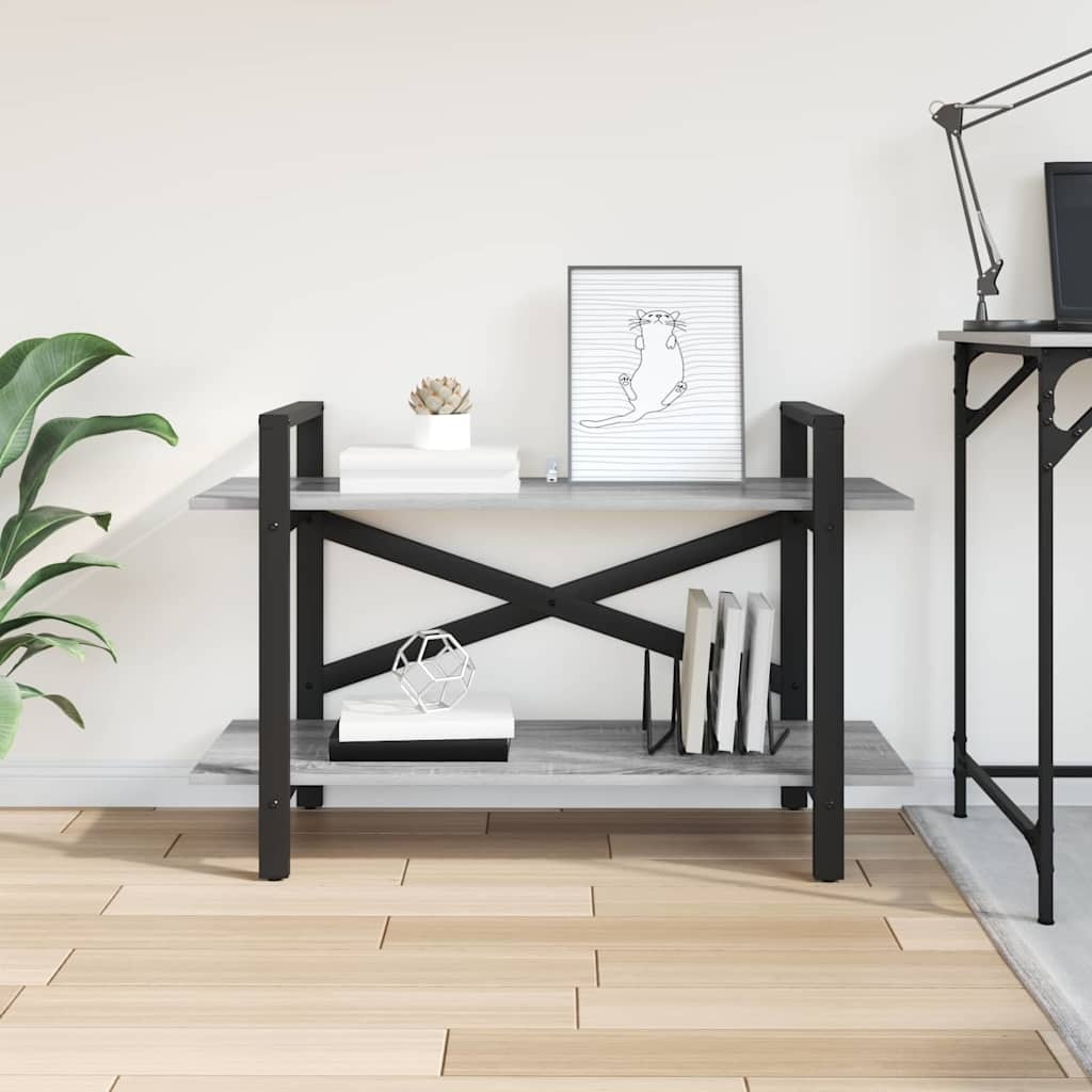 VidaXL Boekenkast Grijs Sonoma 100 x 33,5 x 64 cm Bewerkt hout