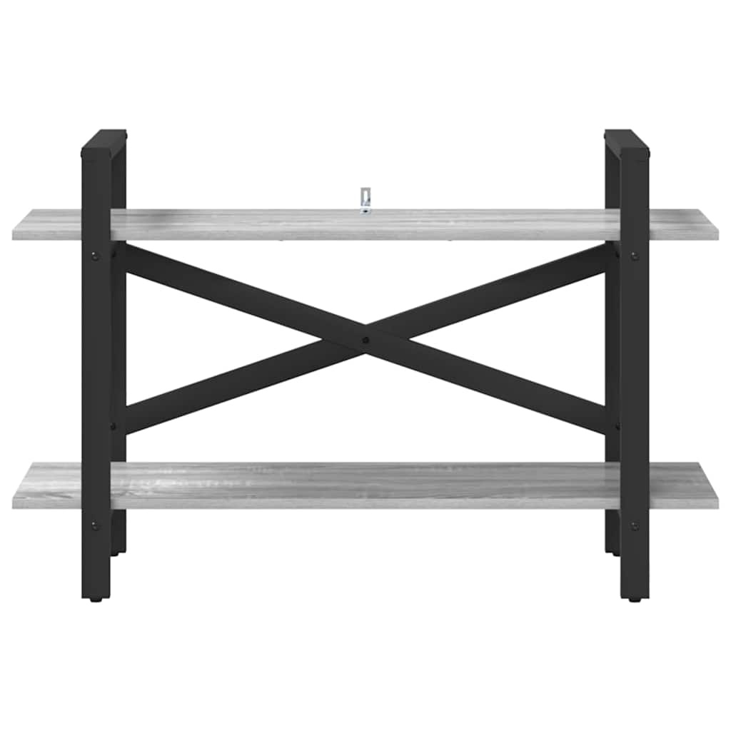 VidaXL Boekenkast Grijs Sonoma 100 x 33,5 x 64 cm Bewerkt hout