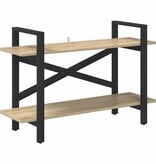 VidaXL Boekenkast Sonoma Eiken 100 x 33,5 x 64 cm Bewerkt hout