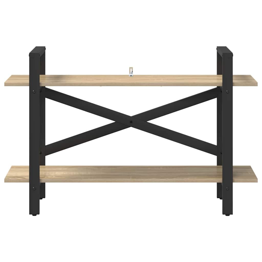 VidaXL Boekenkast Sonoma Eiken 100 x 33,5 x 64 cm Bewerkt hout