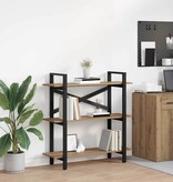 VidaXL Boekenkast Artisan Eiken 100 x 33,5 x 102 cm Bewerkt hout