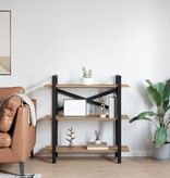 VidaXL Boekenkast Artisan Eiken 100 x 33,5 x 102 cm Bewerkt hout