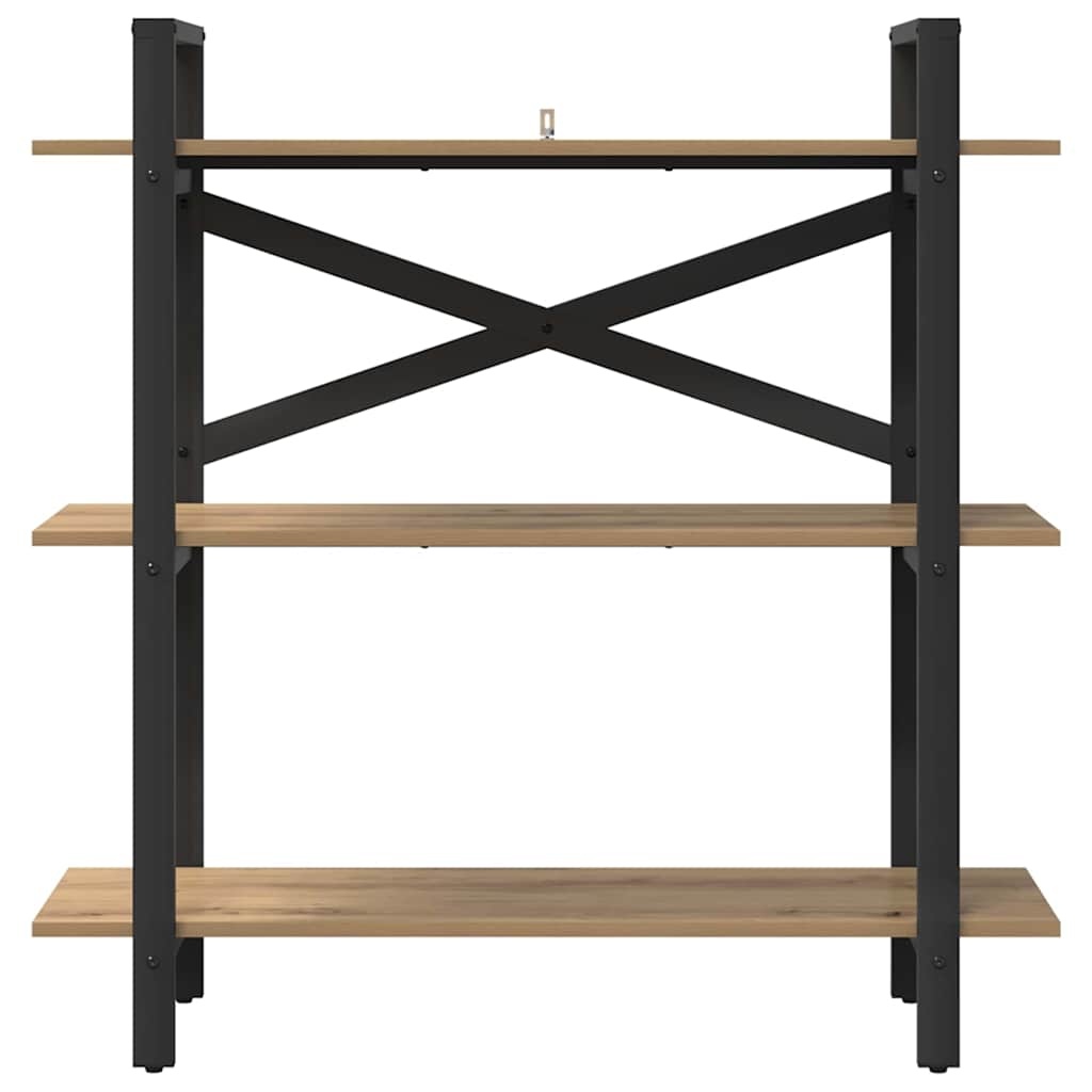 VidaXL Boekenkast Artisan Eiken 100 x 33,5 x 102 cm Bewerkt hout