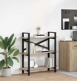 VidaXL Boekenkast Sonoma Eiken 100 x 33,5 x 102 cm Bewerkt hout