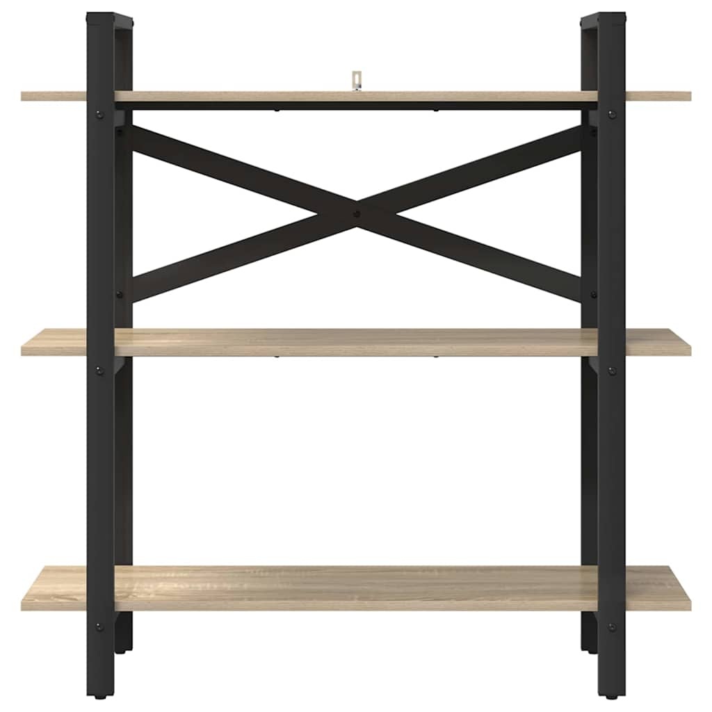 VidaXL Boekenkast Sonoma Eiken 100 x 33,5 x 102 cm Bewerkt hout