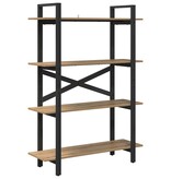 VidaXL Boekenkast Artisan Eiken 100 x 33,5 x 140 cm Bewerkt hout