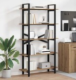 VidaXL Boekenkast Artisan Eiken 100 x 33,5 x 178 cm Bewerkt hout