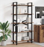 VidaXL Boekenkast Oud Hout 100 x 33,5 x 178 cm Bewerkt hout