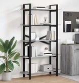 VidaXL Boekenkast Grijs Sonoma 100 x 33,5 x 178 cm Bewerkt hout
