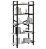 VidaXL Boekenkast Grijs Sonoma 100 x 33,5 x 178 cm Bewerkt hout