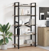VidaXL Boekenkast Sonoma Eiken 100 x 33,5 x 178 cm Bewerkt hout