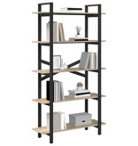 VidaXL Boekenkast Sonoma Eiken 100 x 33,5 x 178 cm Bewerkt hout