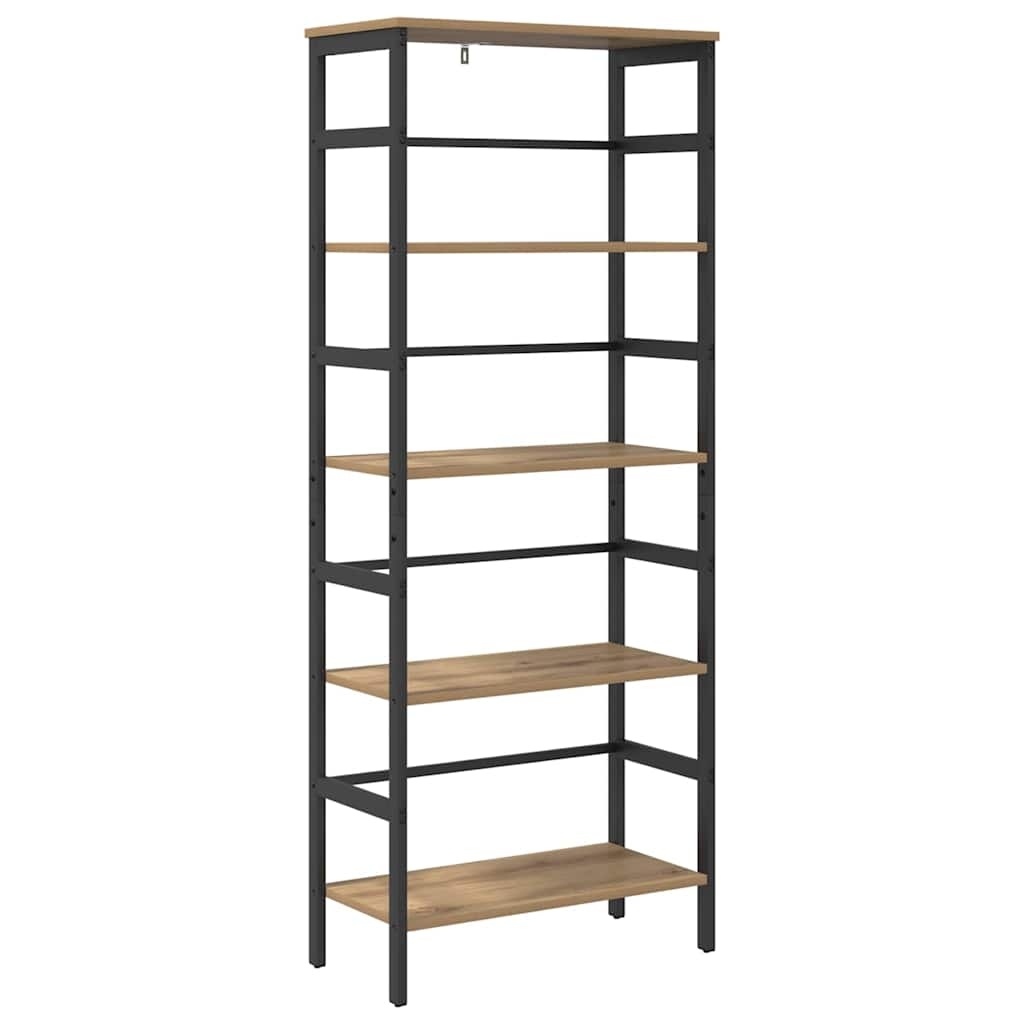 VidaXL Boekenkast Artisan Eiken 60 x 29,5 x 149 cm Bewerkt hout