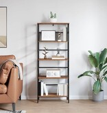 VidaXL Boekenkast Oud Hout 60 x 29,5 x 149 cm Bewerkt hout