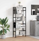 VidaXL Boekenkast Grijs Sonoma 60 x 29,5 x 149 cm Bewerkt hout