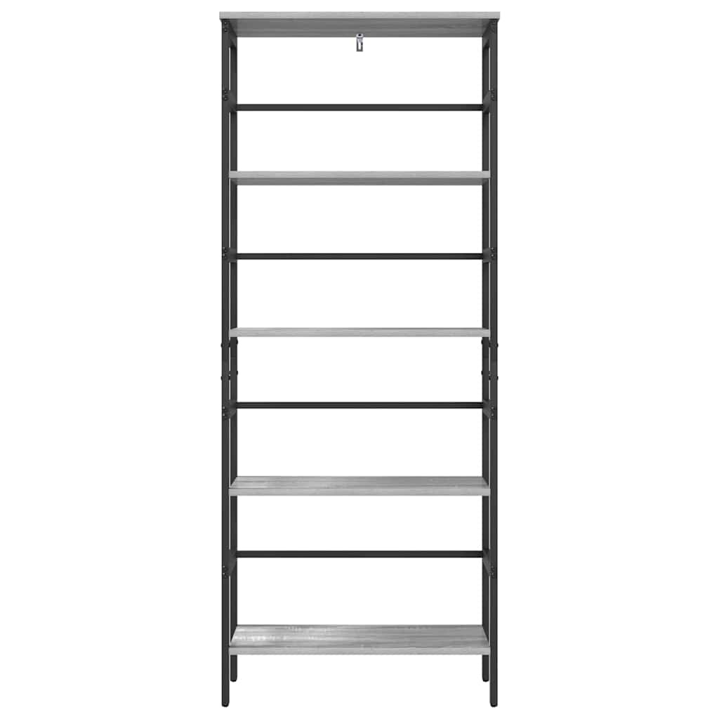 VidaXL Boekenkast Grijs Sonoma 60 x 29,5 x 149 cm Bewerkt hout