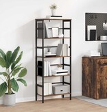 VidaXL Boekenkast Gerookt eiken 60 x 29,5 x 149 cm Bewerkt hout