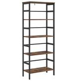 VidaXL Boekenkast Gerookt eiken 60 x 29,5 x 149 cm Bewerkt hout
