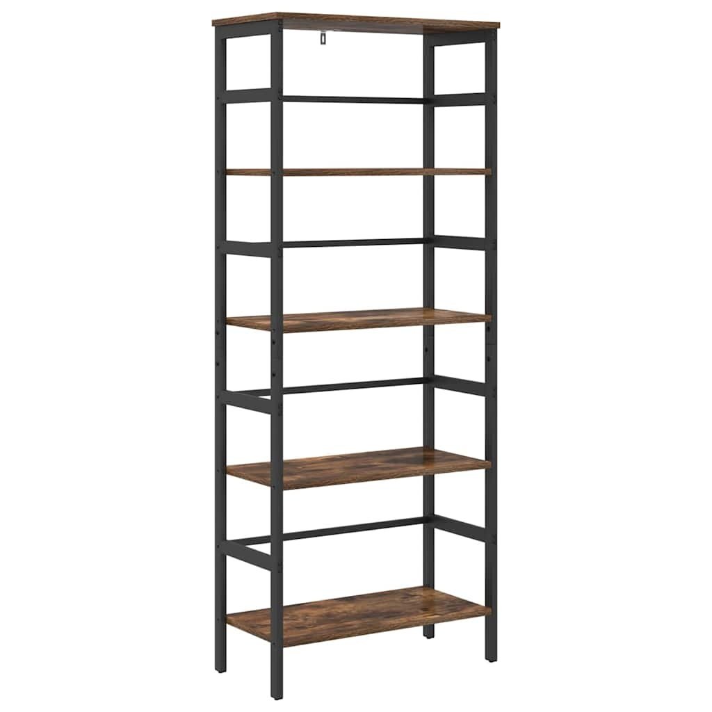 VidaXL Boekenkast Gerookt eiken 60 x 29,5 x 149 cm Bewerkt hout