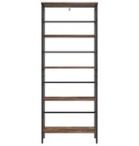 VidaXL Boekenkast Gerookt eiken 60 x 29,5 x 149 cm Bewerkt hout
