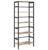 VidaXL Boekenkast Sonoma Eiken 60 x 29,5 x 149 cm Bewerkt hout