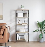 VidaXL Boekenkast Sonoma Eiken 60 x 29,5 x 149 cm Bewerkt hout