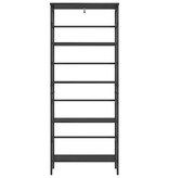 VidaXL Boekenkast Zwart Eiken 60 x 29,5 x 149 cm Bewerkt hout