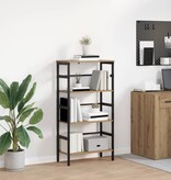 VidaXL Boekenkast Artisan Eiken 60 x 29,5 x 115 cm Bewerkt hout