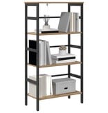 VidaXL Boekenkast Artisan Eiken 60 x 29,5 x 115 cm Bewerkt hout
