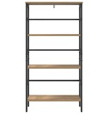 VidaXL Boekenkast Artisan Eiken 60 x 29,5 x 115 cm Bewerkt hout