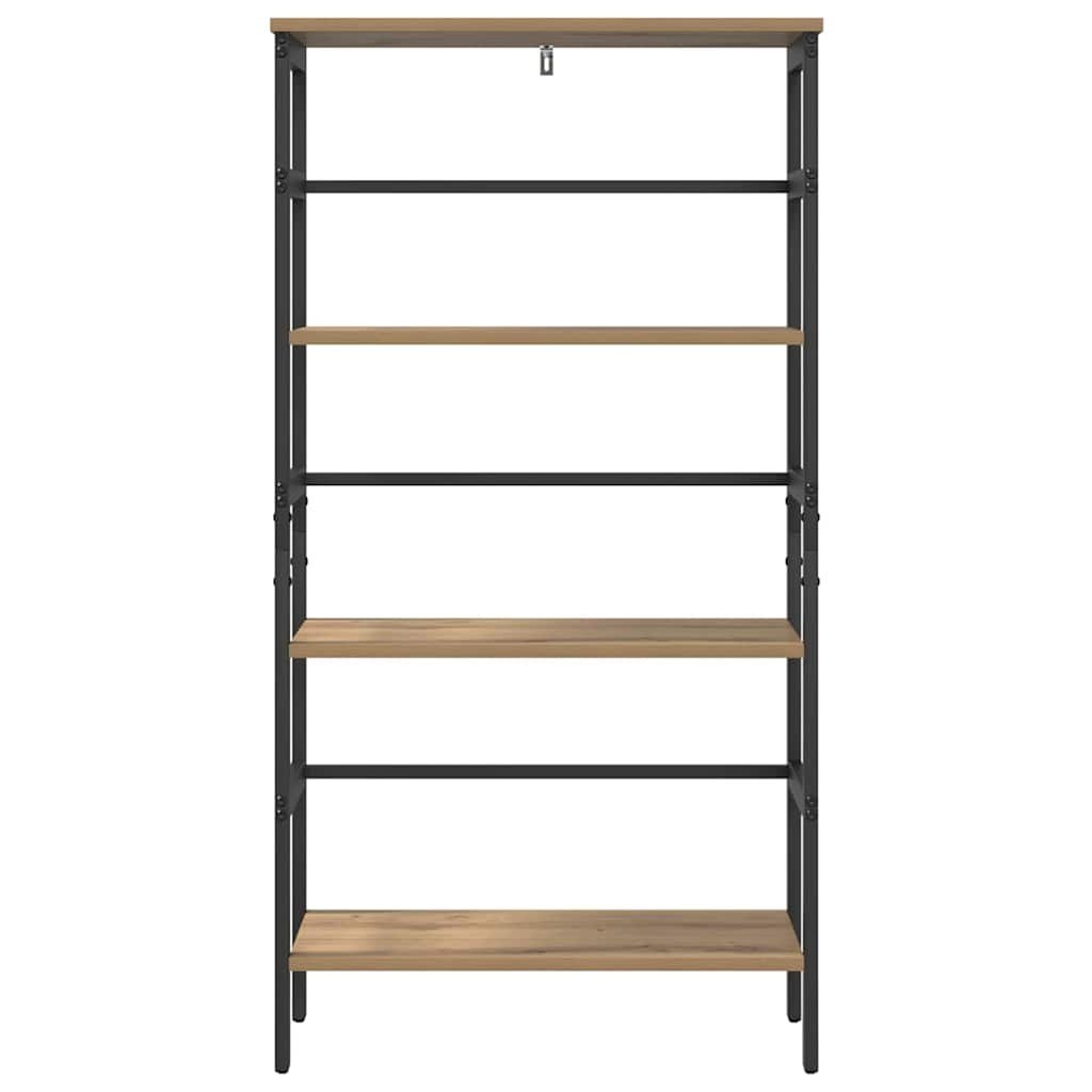 VidaXL Boekenkast Artisan Eiken 60 x 29,5 x 115 cm Bewerkt hout