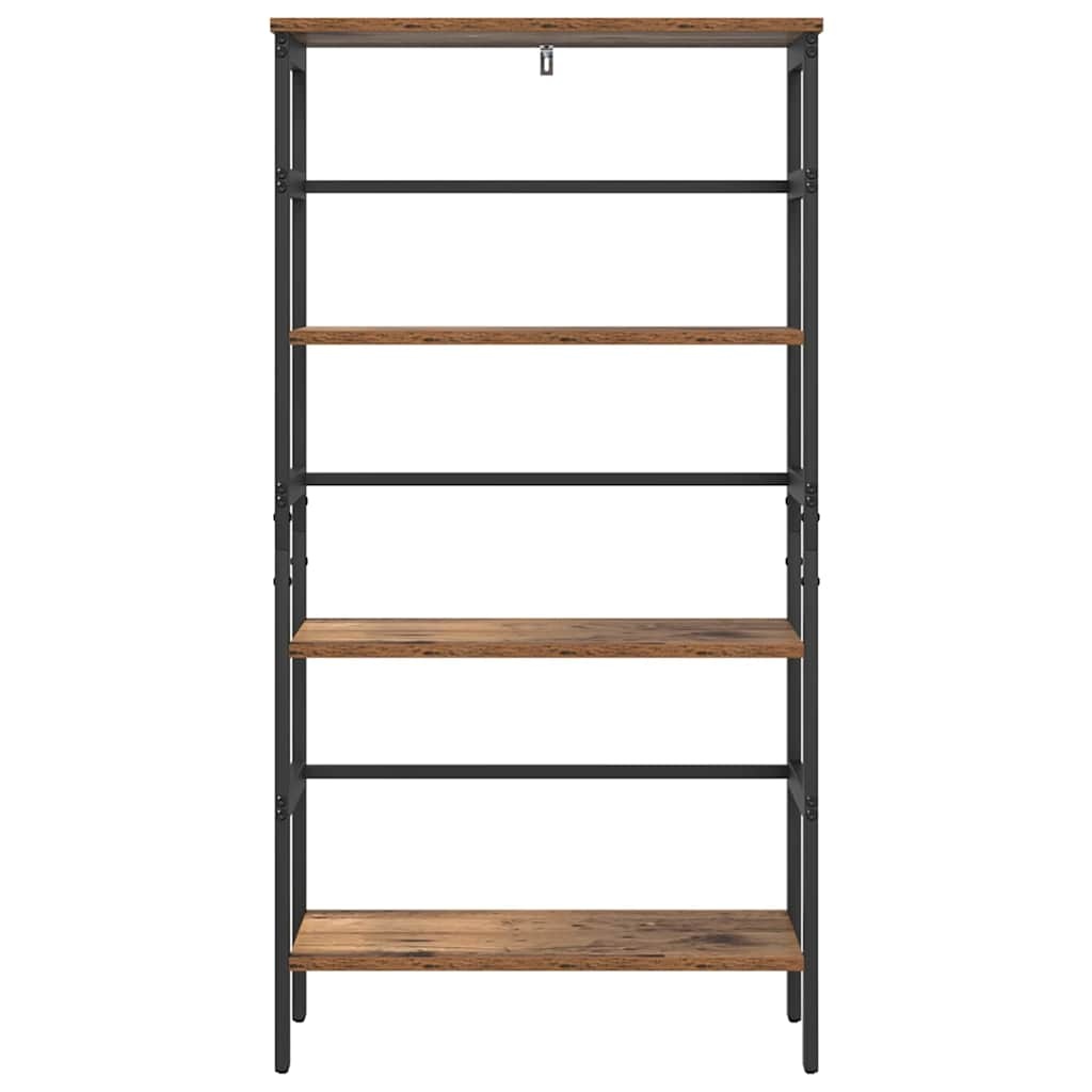 VidaXL Boekenkast Oud Hout 60 x 29,5 x 115 cm Bewerkt hout