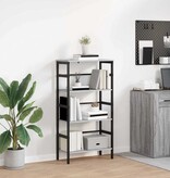 VidaXL Boekenkast Grijs Sonoma 60 x 29,5 x 115 cm Bewerkt hout