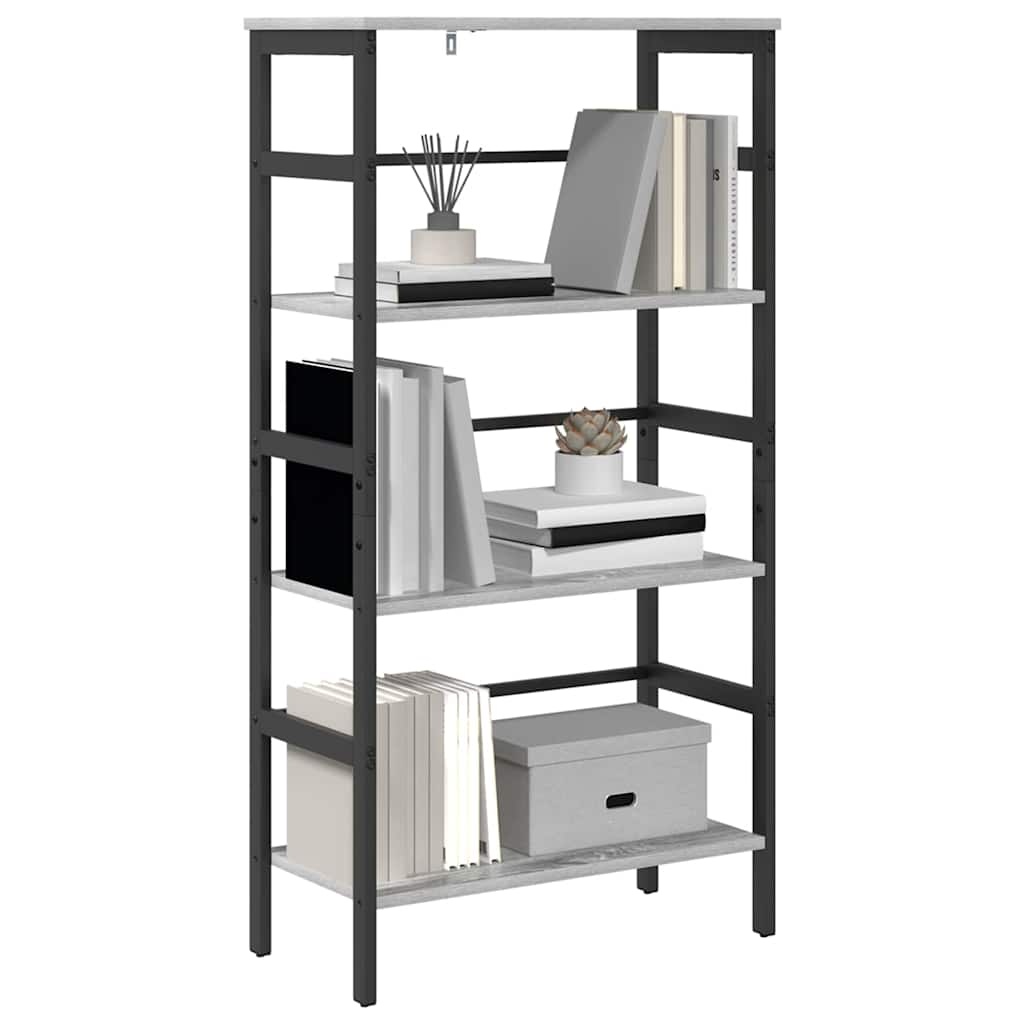 VidaXL Boekenkast Grijs Sonoma 60 x 29,5 x 115 cm Bewerkt hout