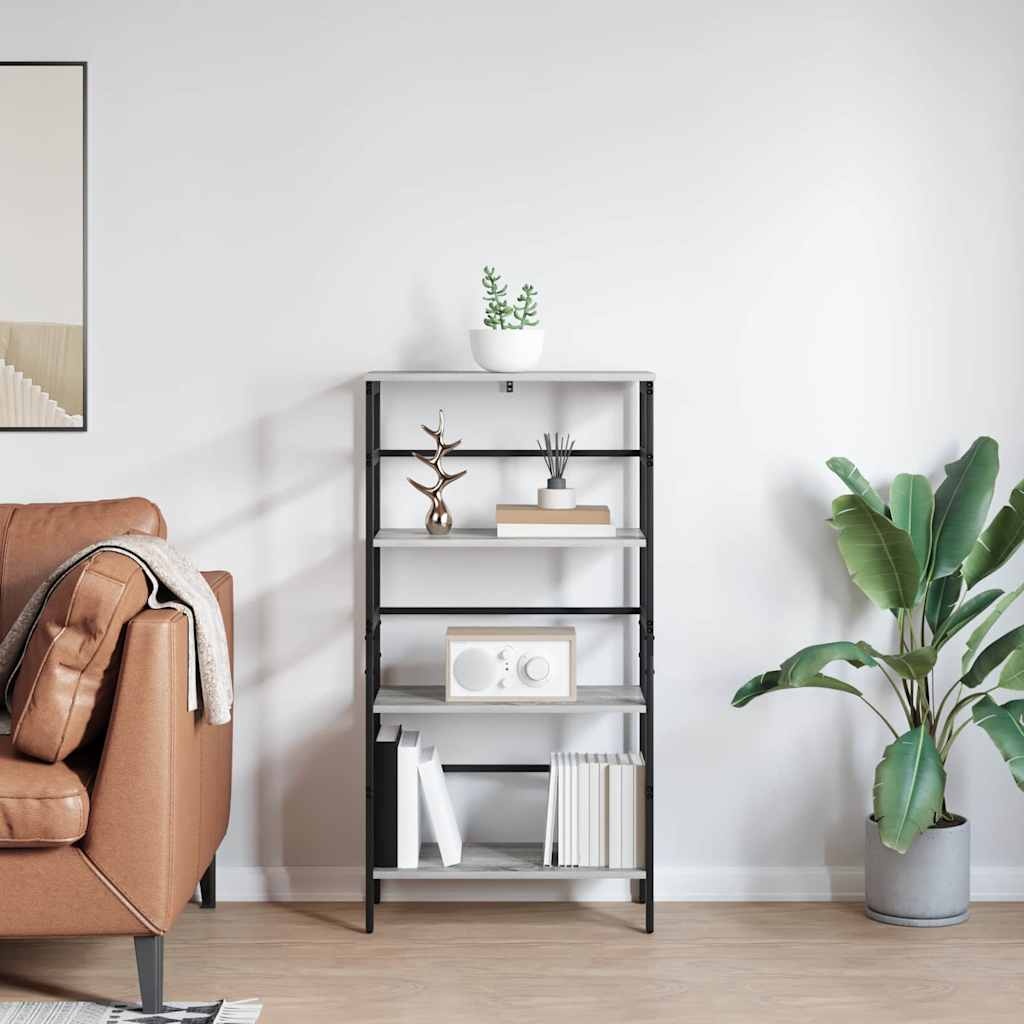 VidaXL Boekenkast Grijs Sonoma 60 x 29,5 x 115 cm Bewerkt hout